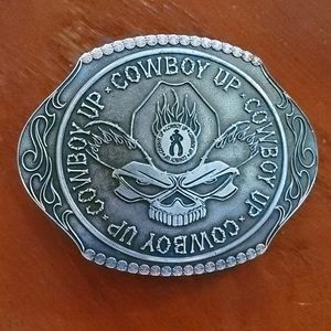 Montana Silversmith COWBOY UP Belt Buckle